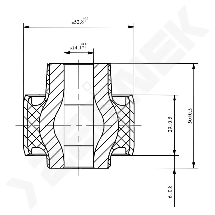 Сайлентблок рычага ZENNEK DSB0036