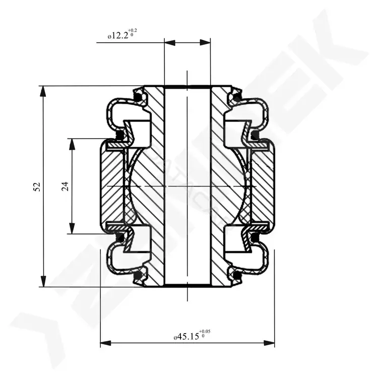 Сайлентблок рычага ZENNEK DSB0040