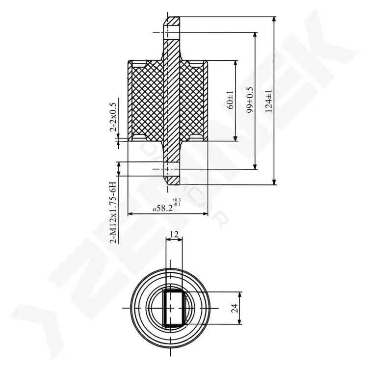 Сайлентблок рычага ZENNEK DSB0041