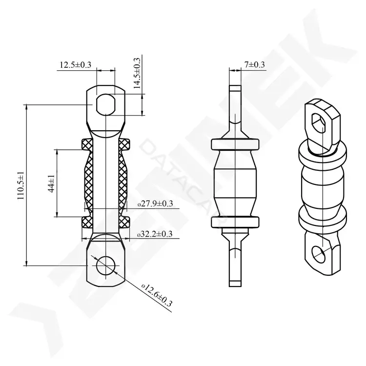 Сайлентблок рычага ZENNEK DSB0044