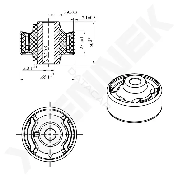 Сайлентблок рычага ZENNEK DSB0045