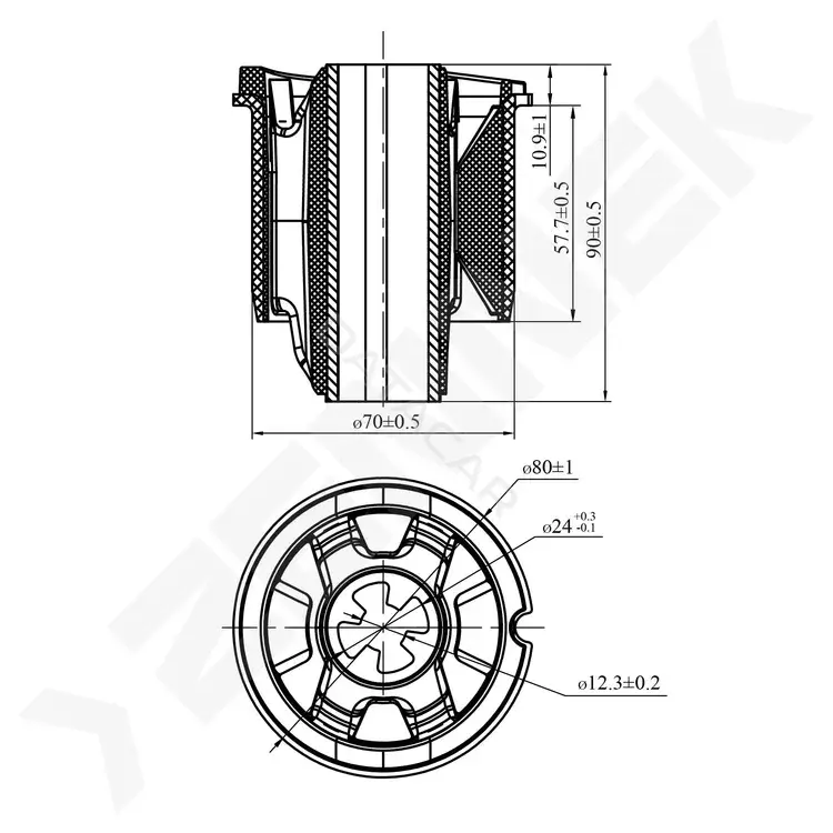 Сайлентблок рычага ZENNEK DSB0050