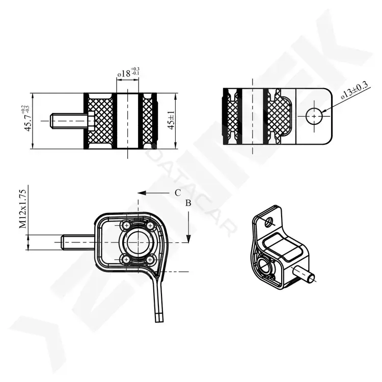 Сайлентблок рычага ZENNEK DSB0054