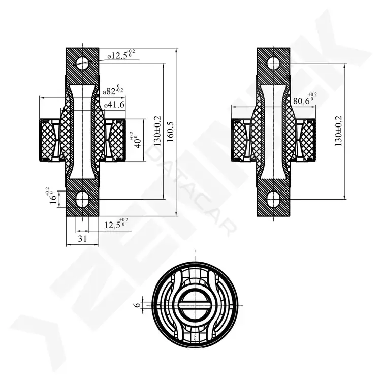 Сайлентблок рычага ZENNEK DSB0056