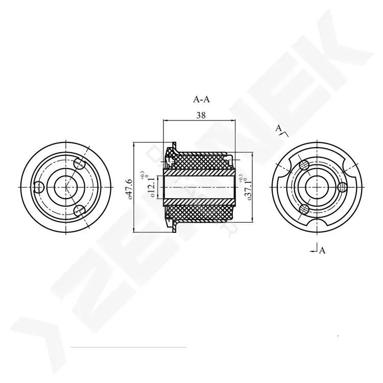 Сайлентблок рычага ZENNEK DSB0061