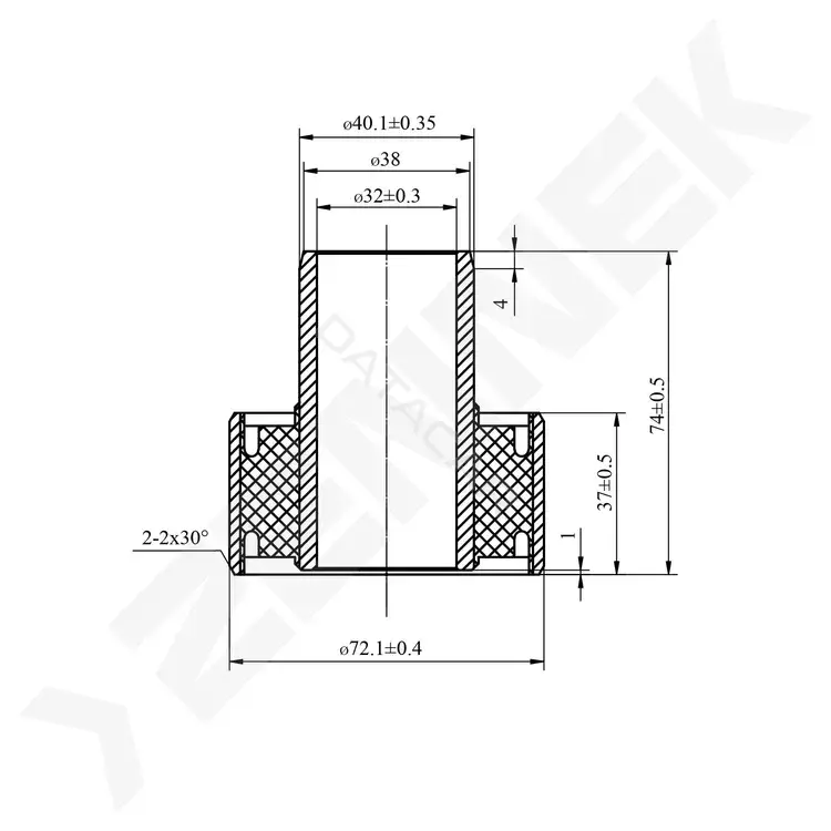 Сайлентблок рычага ZENNEK DSB0065