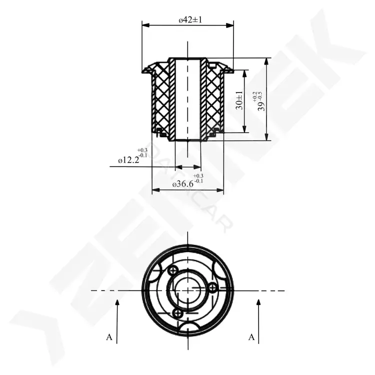 Сайлентблок рычага ZENNEK DSB0066