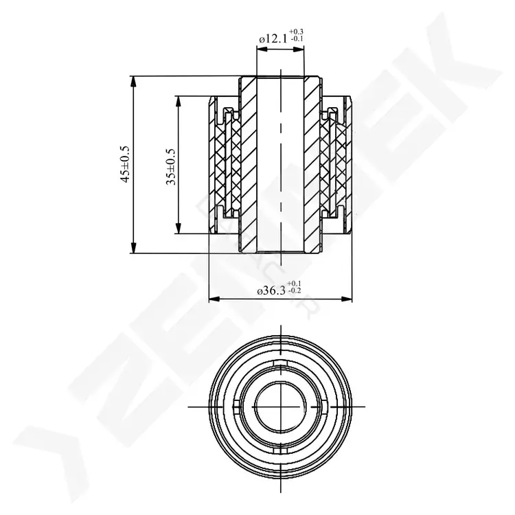 Сайлентблок рычага ZENNEK DSB0069