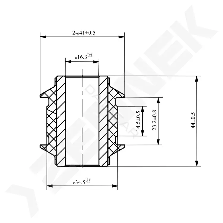 Сайлентблок рычага ZENNEK DSB0080