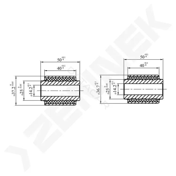 Сайлентблок рычага ZENNEK DSB0090