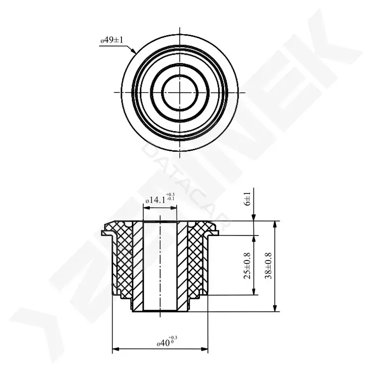 Сайлентблок рычага ZENNEK DSB0094