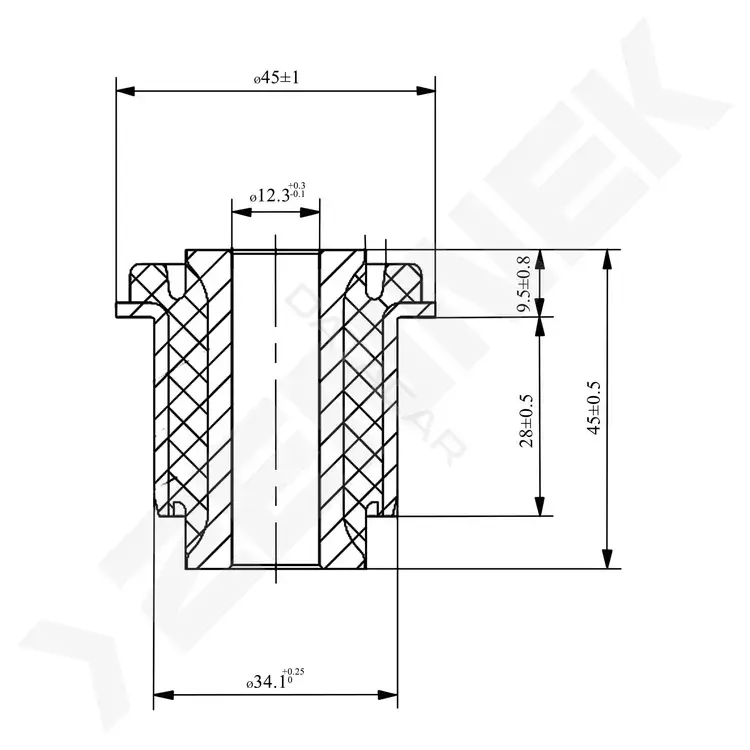 Сайлентблок рычага ZENNEK DSB0098