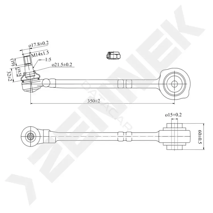 Рычаги ZENNEK DCA0221