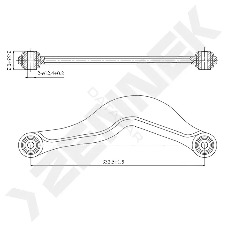 Рычаги ZENNEK DCA0222