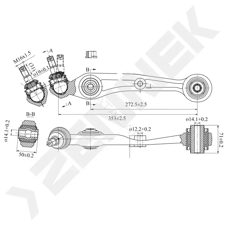 Рычаги ZENNEK DCA0230