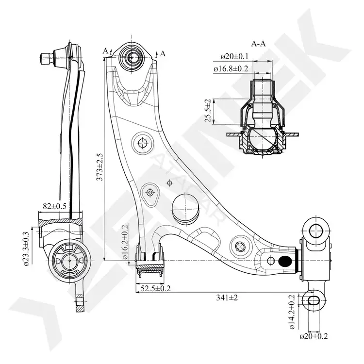 Рычаги ZENNEK DCA0237
