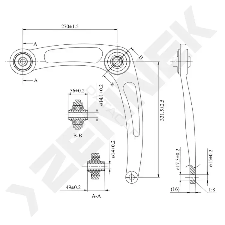 Рычаги ZENNEK DCA0243