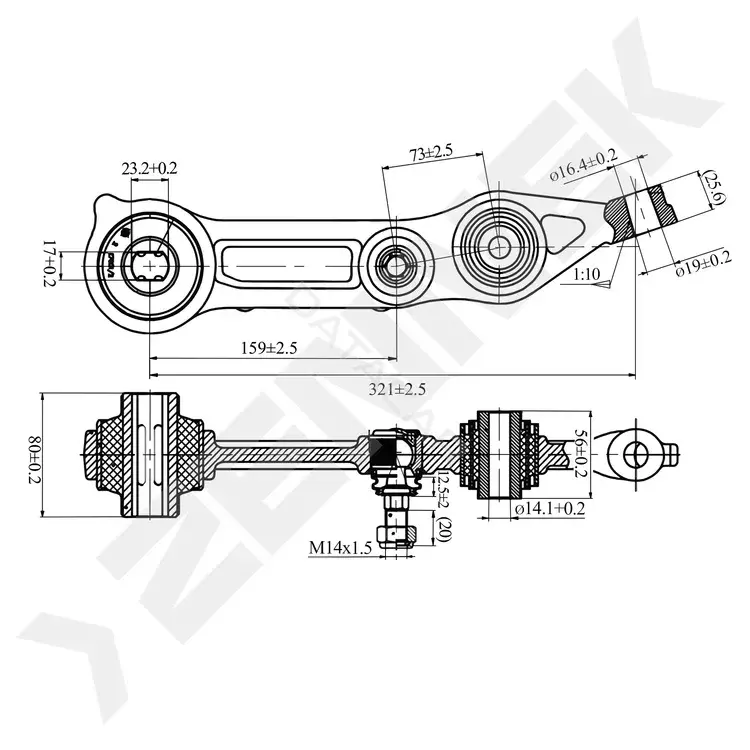 Рычаги ZENNEK DCA0246