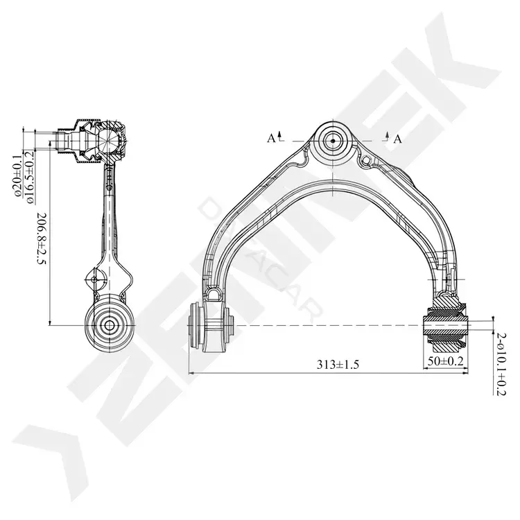 Рычаги ZENNEK DCA0260