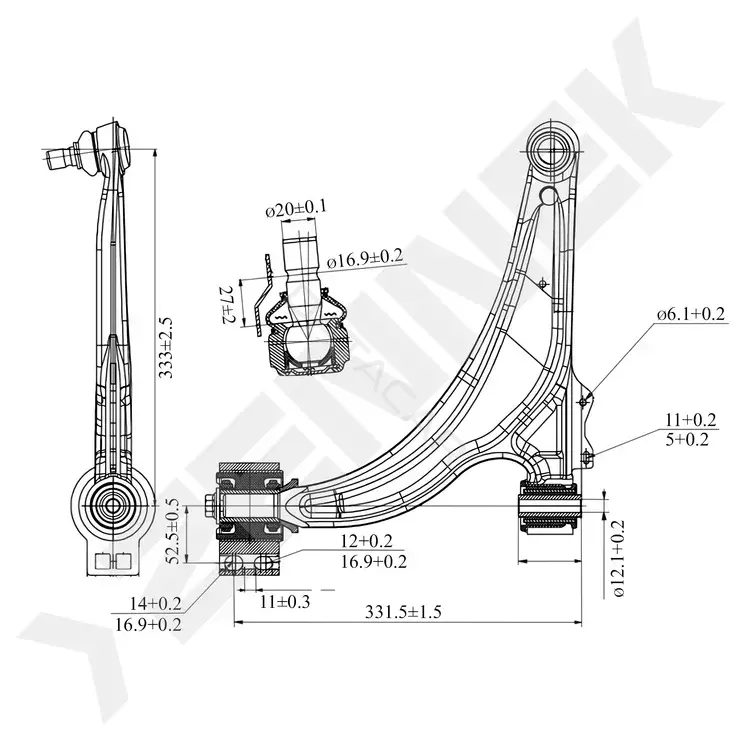 Рычаги ZENNEK DCA0263