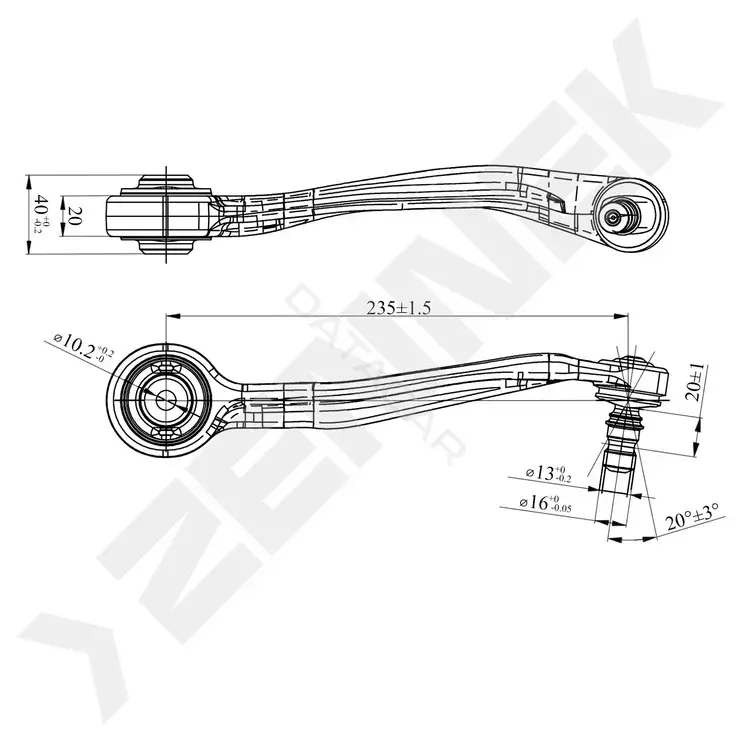 Рычаги ZENNEK DCA0267