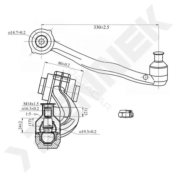 Рычаги ZENNEK DCA0271
