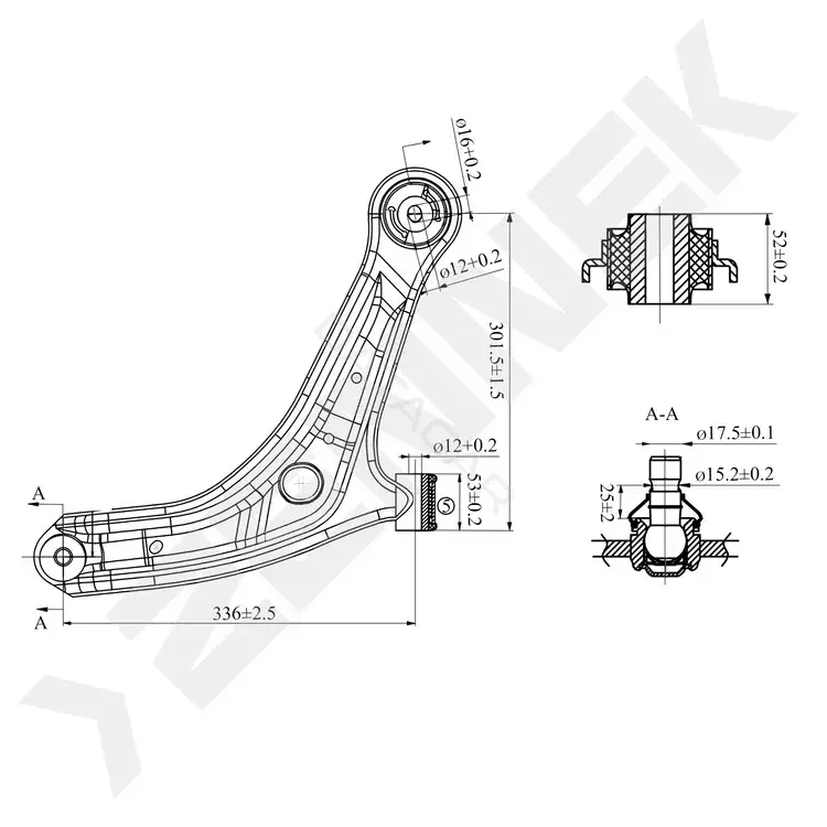 Рычаги ZENNEK DCA0278