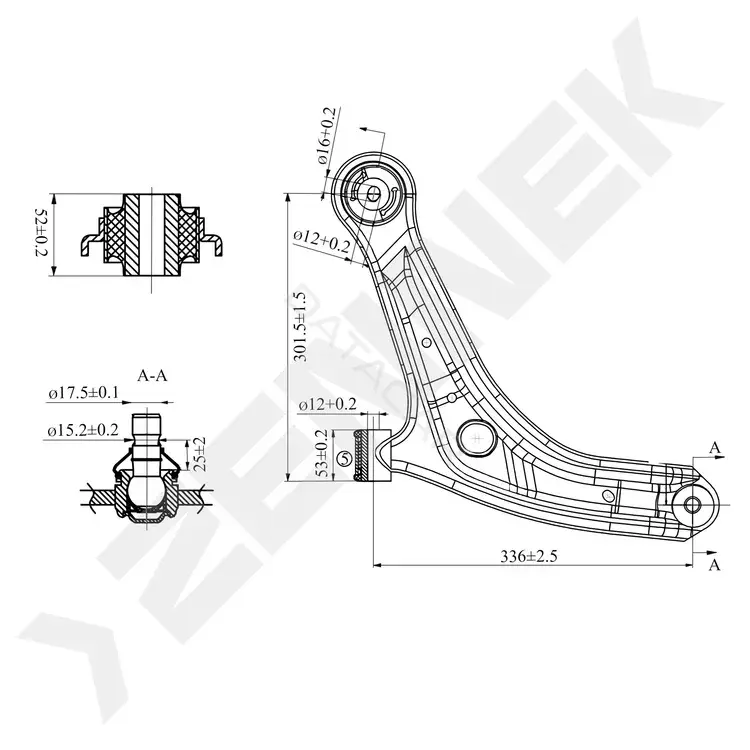 Рычаги ZENNEK DCA0279
