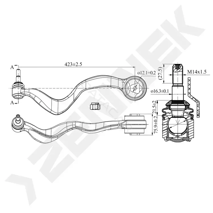 Рычаги ZENNEK DCA0286