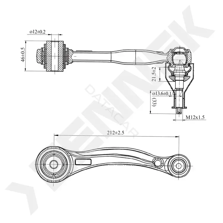 Рычаги ZENNEK DCA0291