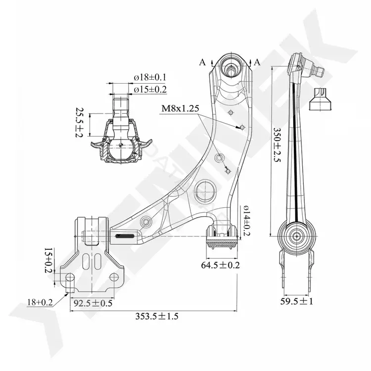 Рычаги ZENNEK DCA0299