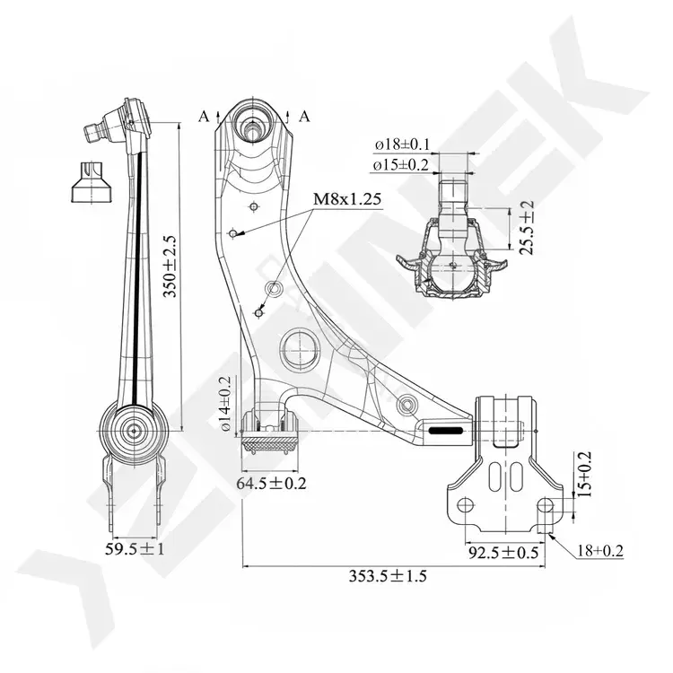 Рычаги ZENNEK DCA0300