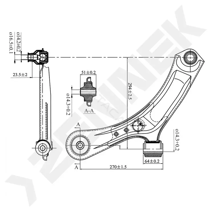 Рычаги ZENNEK DCA0301