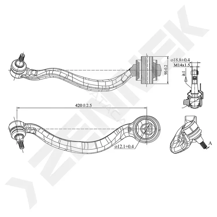 Рычаги ZENNEK DCA0328