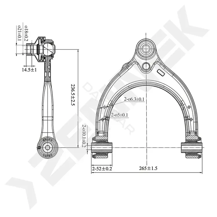 Рычаги ZENNEK DCA0329