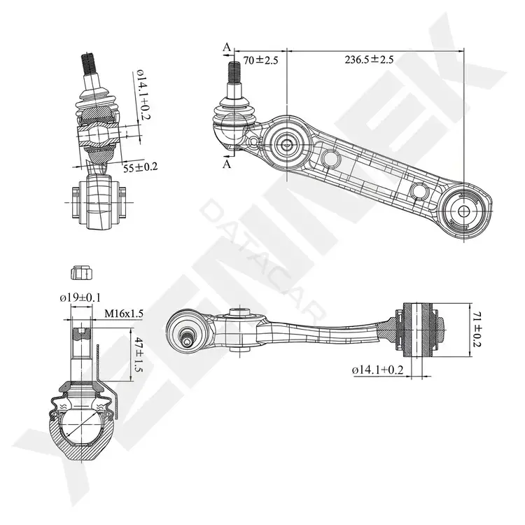 Рычаги ZENNEK DCA0330