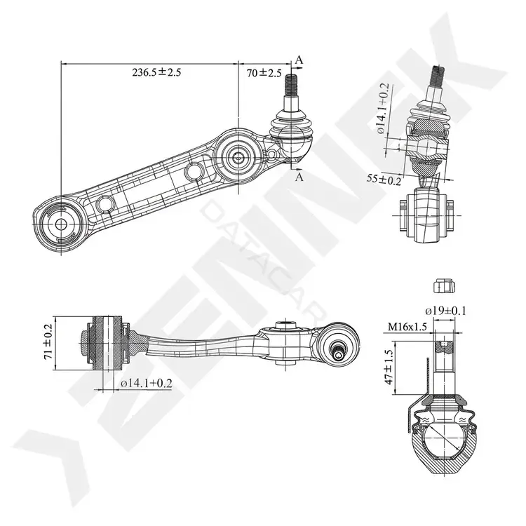 Рычаги ZENNEK DCA0331