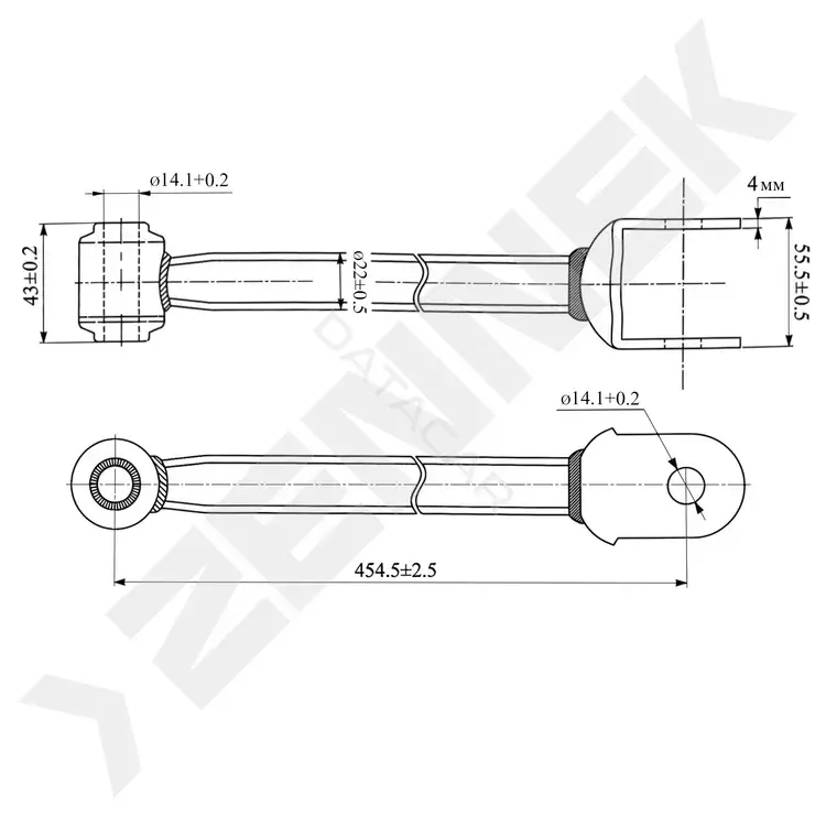 Рычаги ZENNEK DCA0341