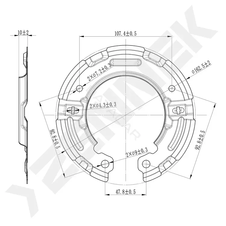 Защита тормозного диска ZENNEK DCD0442
