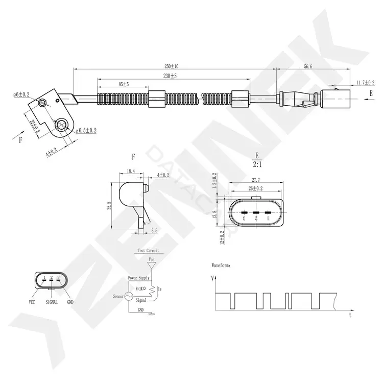Датчик распредвала ZENNEK DCS0409