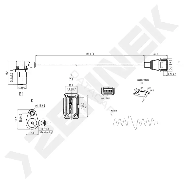 Датчик коленвала ZENNEK DCS0414