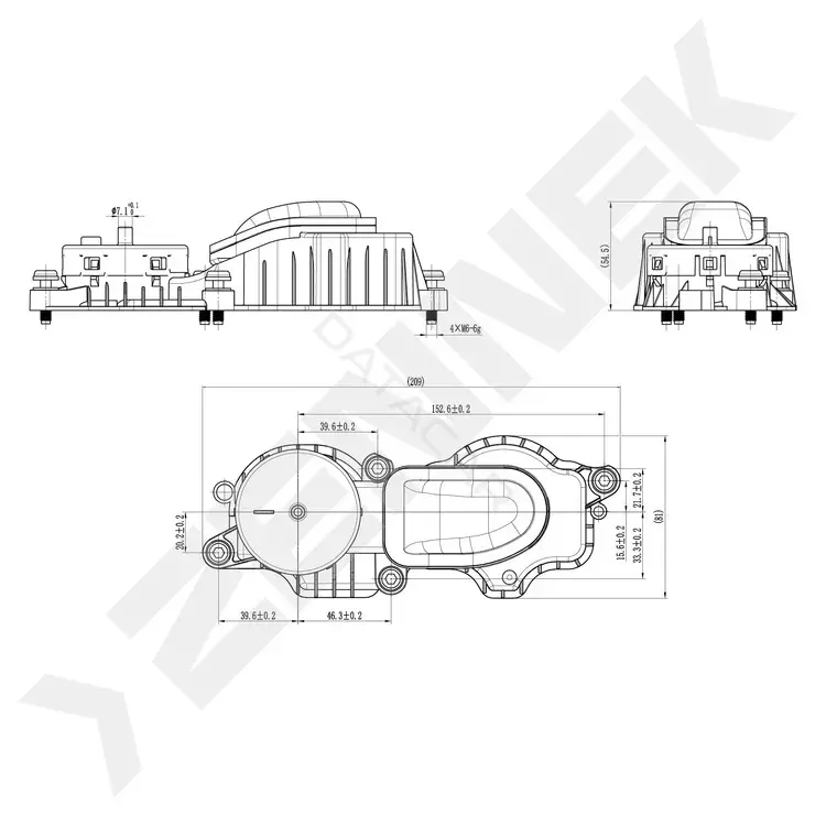 Клапан картерных газов ZENNEK DOS0022