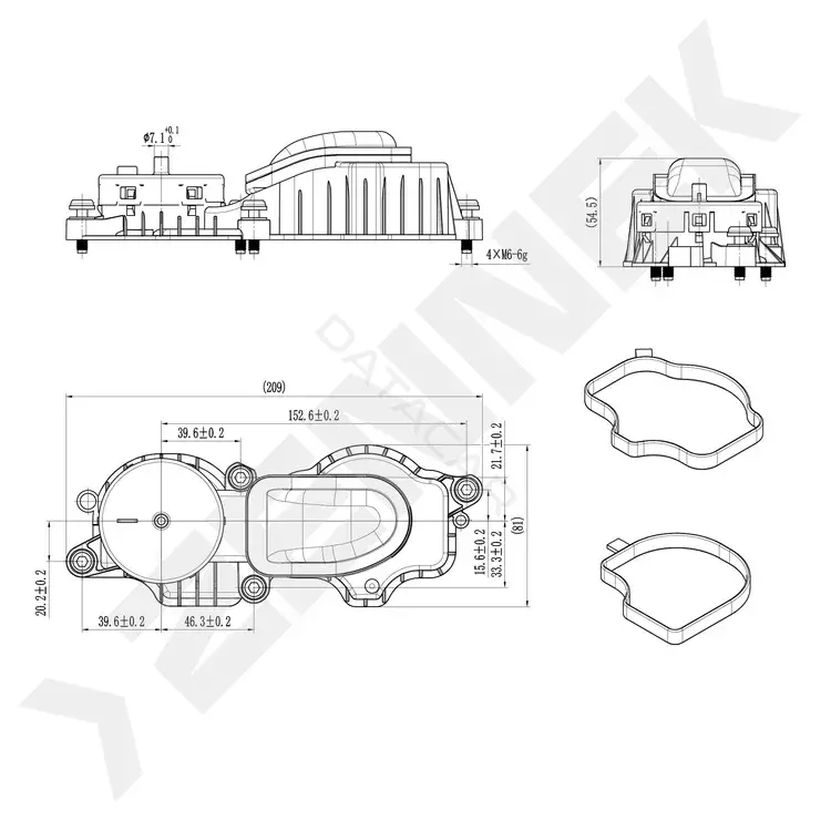 Клапан картерных газов ZENNEK DOS0023
