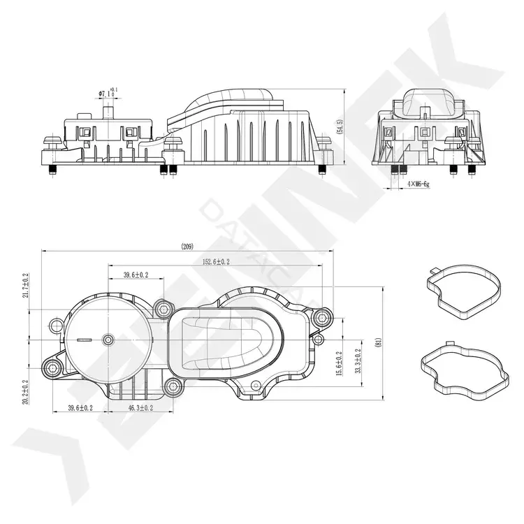 Клапан картерных газов ZENNEK DOS0024