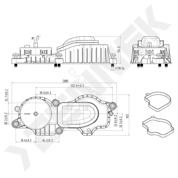 Клапан картерных газов ZENNEK DOS0026