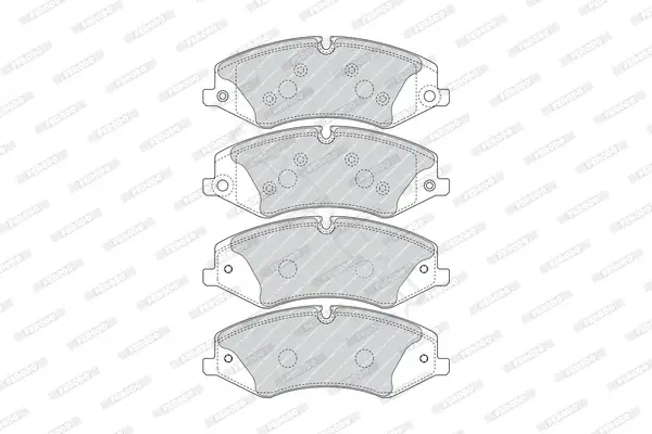 Тормозные колодки FERODO FDB4455