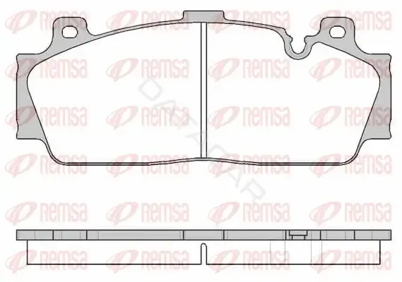 Тормозные колодки REMSA 1543.10