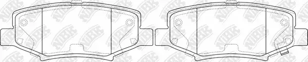 Тормозные колодки NiBK PN0497