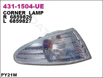 Поворотник DEPO 431-1504R-UE