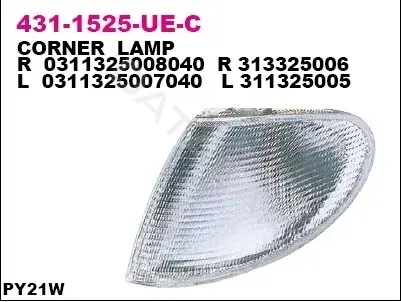Поворотник DEPO 431-1525R-UE-C